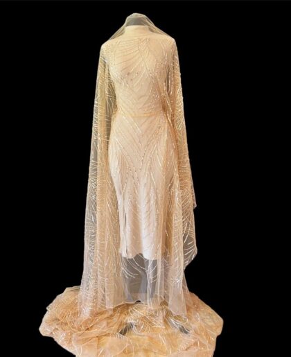 716 BEADED TULLE